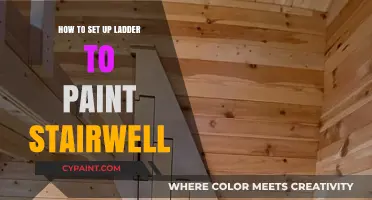 Safely Paint Your Stairwell: A Step-by-Step Ladder Setup Guide