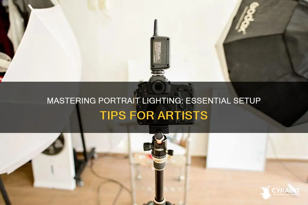 how to set up lighting for portrait painting
