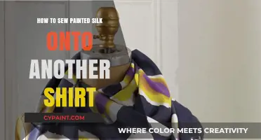 Creative Sewing Guide: Attaching Painted Silk to Your Favorite Shirt