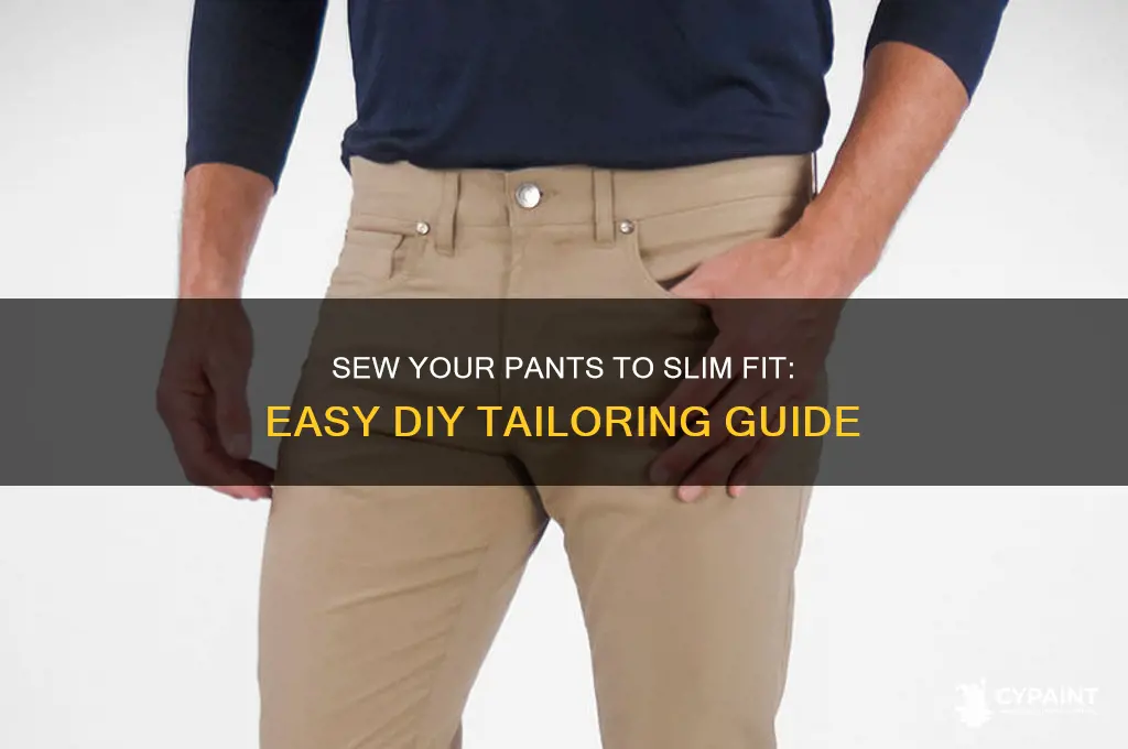 how to sew your paints to slim fit
