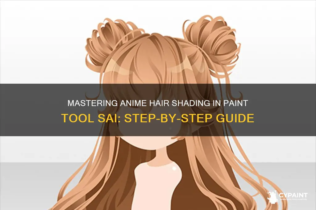 how to shade anime hair paint tool sai