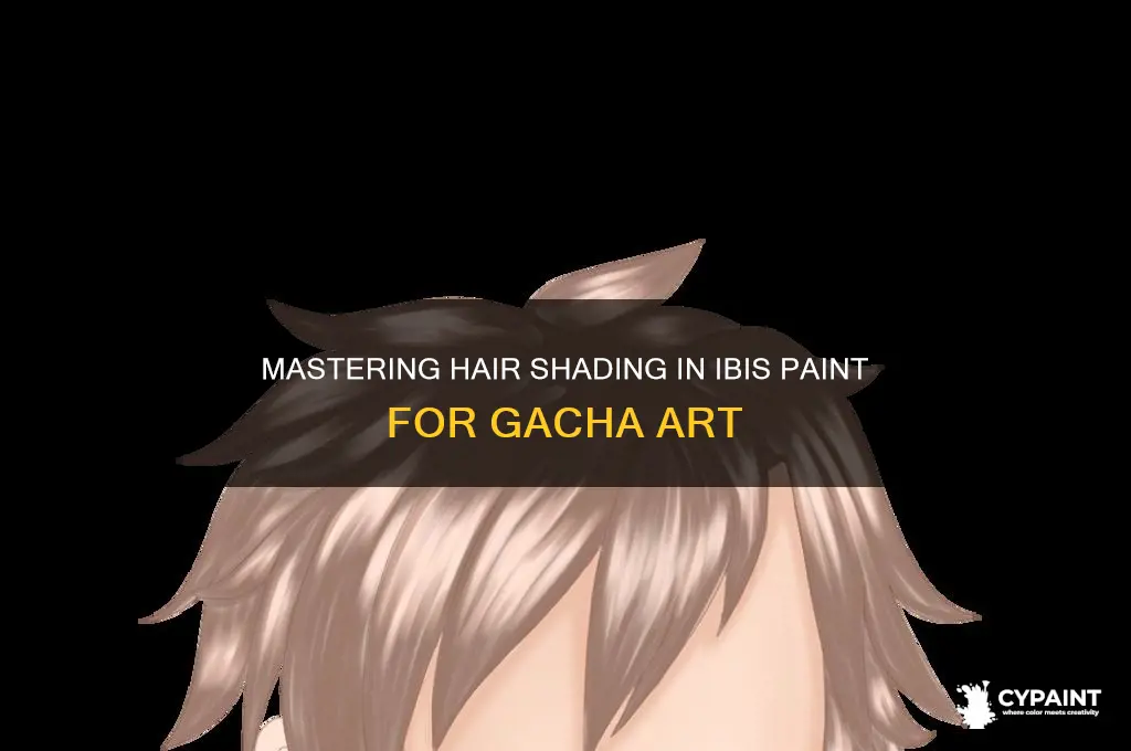 how to shade hair on ibis paint gacha