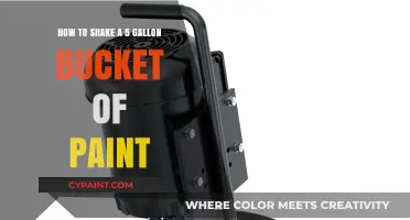 Shaking a 5-Gallon Paint Bucket: A Step-by-Step Guide
