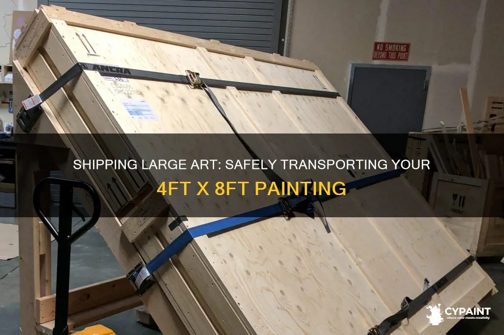 how to ship a painting 4ft x 8ft