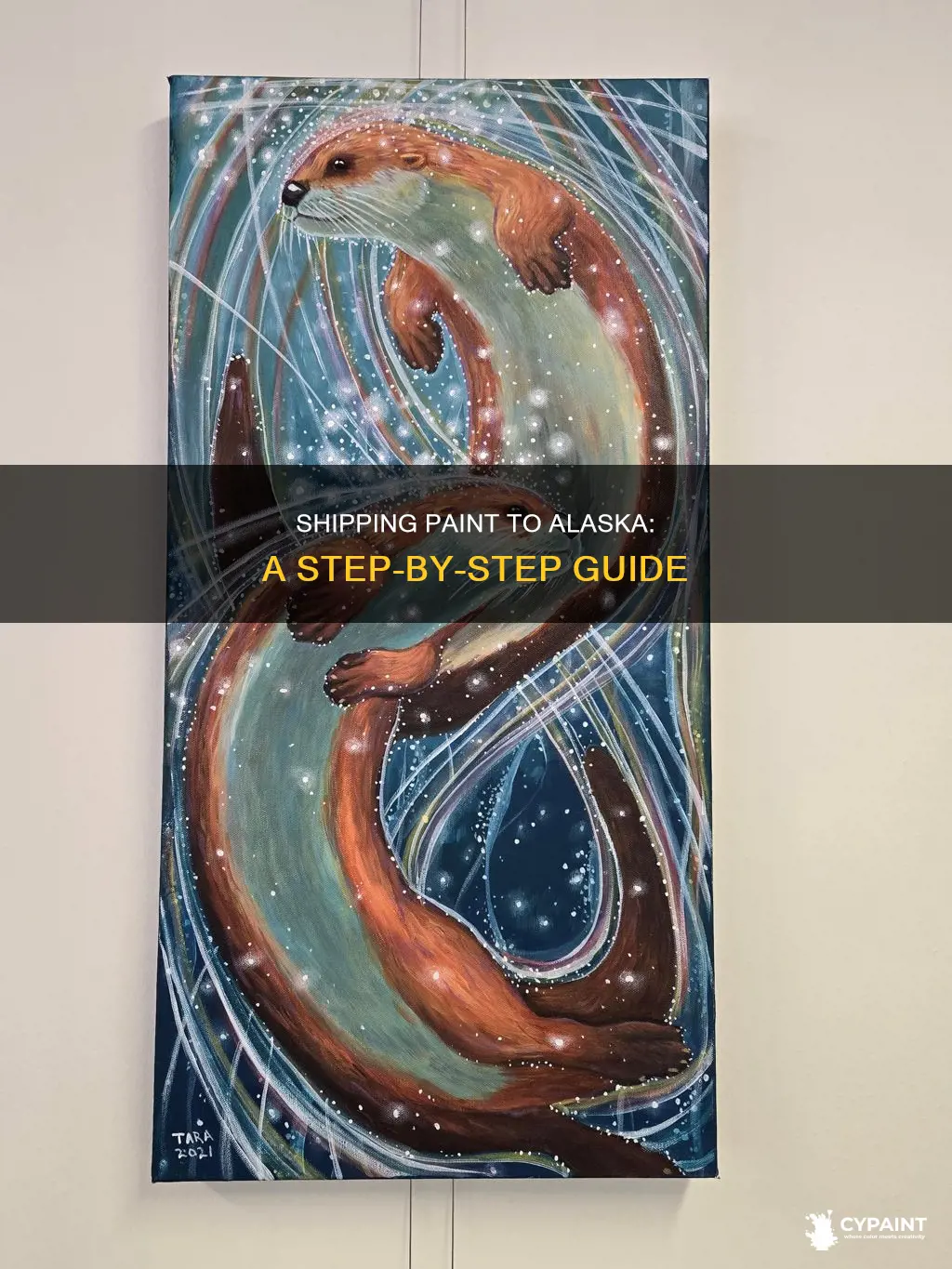how to ship a quart of paint to alaska