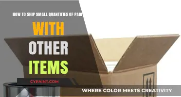 Safely Shipping Paint in Small Quantities with Other Items: A Guide