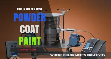 Sifting and Reusing Powder Coat Paint: A Step-by-Step Guide