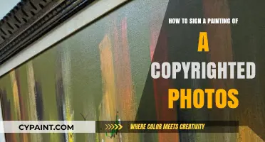 Transforming Copyrighted Photos into Signed Art