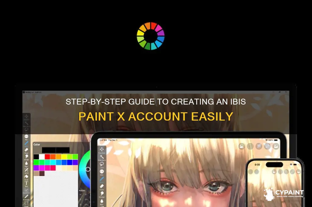 how to sign up on ibis paint x