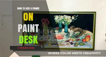 Mastering Frame Sizing on Paint Desk: A Step-by-Step Guide