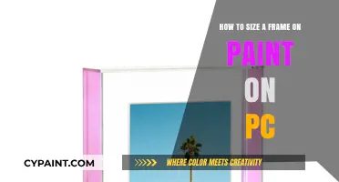 Customizing Frames: Sizing Art with MS Paint