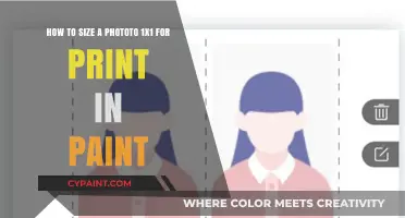 Sizing Photos to 1x1 for Print in Paint: A Quick Guide