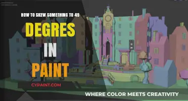 Mastering the Art of 45-Degree Skew in Paint