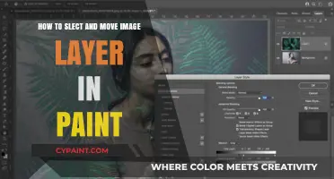Selecting and Moving Image Layers in Paint: A Guide