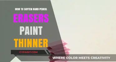 Softening Hard Pencil Erasers: A Paint Thinner Solution Guide