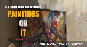 Mastering the Art: Solving a Rubik's Cube with Famous Paintings