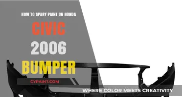Spray Painting Your 2006 Honda Civic Bumper Like a Pro