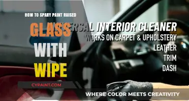 Mastering Spray Painting: Techniques for Raised Glass with Wipe Effect