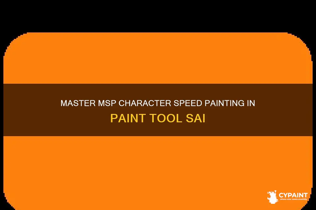 how to speed paint msp characters with paint tool sai