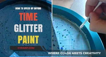 Quick Tips to Accelerate Drying Time for Glitter Paint Projects