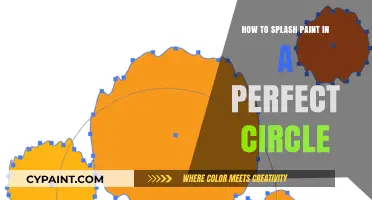Mastering the Art of Splashing Paint in Perfect Circles