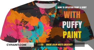 Splatter Techniques: Puffy Paint on Shirts