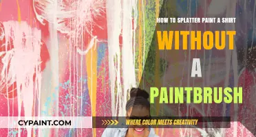 Splatter Painting Shirts: Brush-Free Techniques for Fun Designs