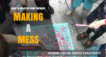 Master Mess-Free Splatter Painting: Tips for Clean Creative Fun