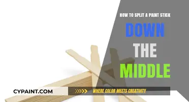 Splitting a Paint Stick: A Simple Guide to Success