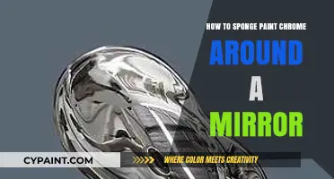 Sponge Painting Chrome Mirror Frames: Easy DIY Guide for a Modern Look