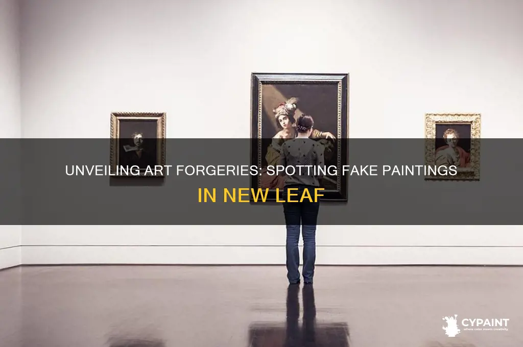 how to spot fake paintings in new leaf