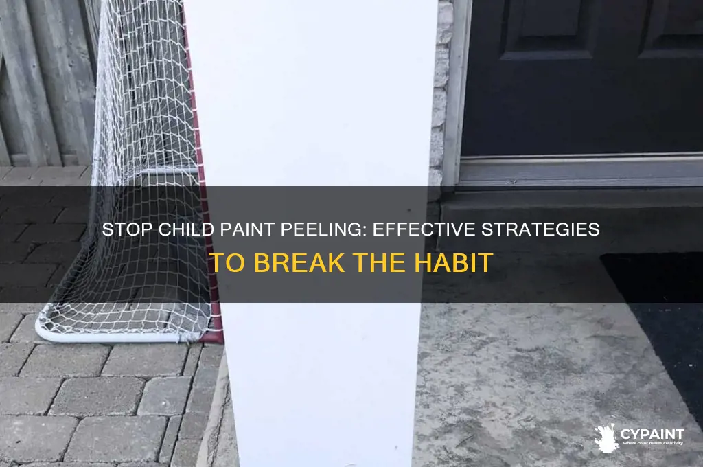 how to srop cuild feon compulsively peeling paint