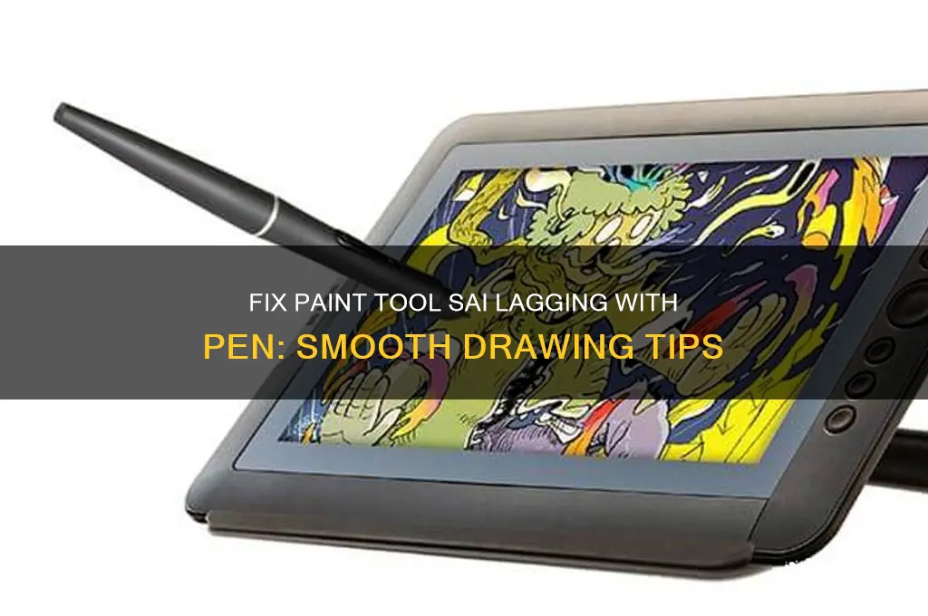 how to sstop paint tool sai from lagging with pen