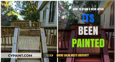 Staining a Painted Deck: A Step-by-Step Guide