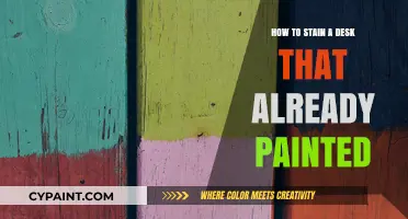 Revamp Your Painted Desk: A Step-by-Step Staining Guide