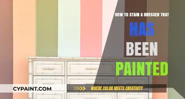 Staining a Painted Dresser: A Step-by-Step Guide