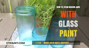 Creative DIY: Staining Mason Jars with Glass Paint Techniques