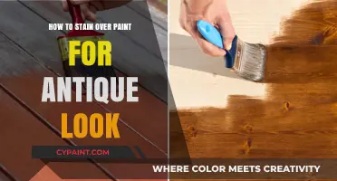 Master Antique Finishes: Staining Over Paint for Timeless Elegance