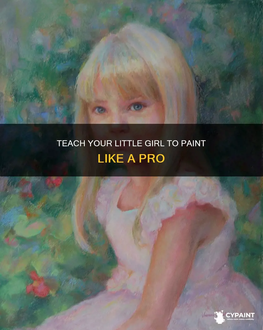 how to star teach in ina little girl painting