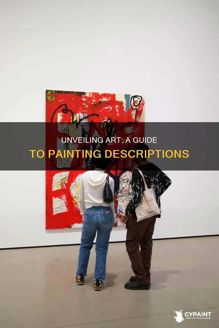 how to start a brief descriotion of a painting