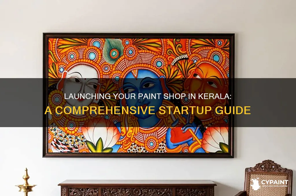 how to start a paint shop in kerala