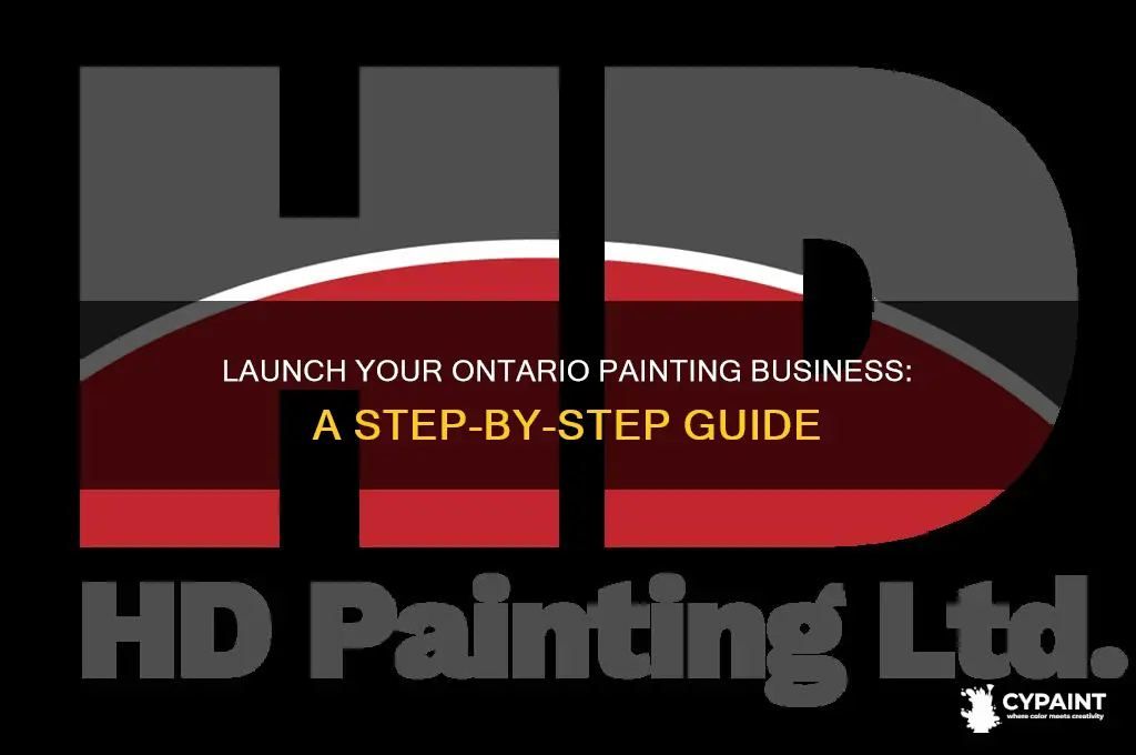 how to start a painting business in ontario