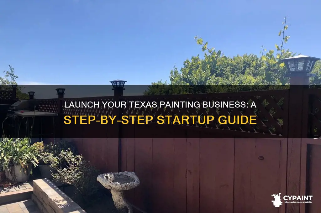 how to start a painting business in texas