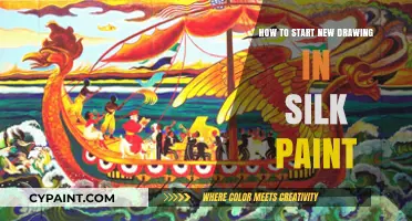 Master Silk Paint: Step-by-Step Guide to Starting Your New Drawing
