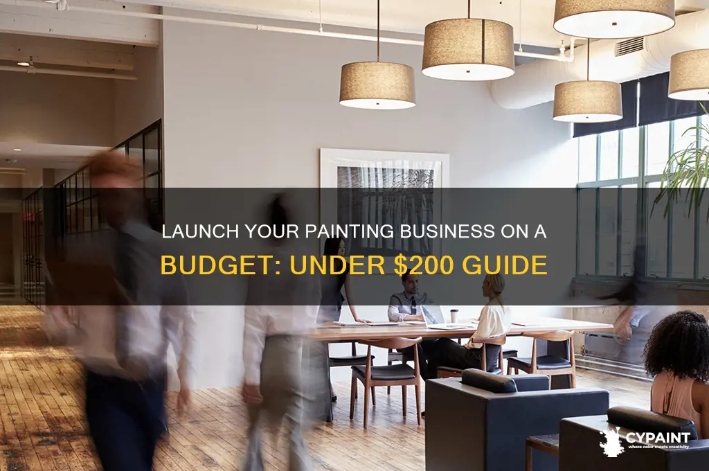 how to start painting buisness with less that 200 dollars