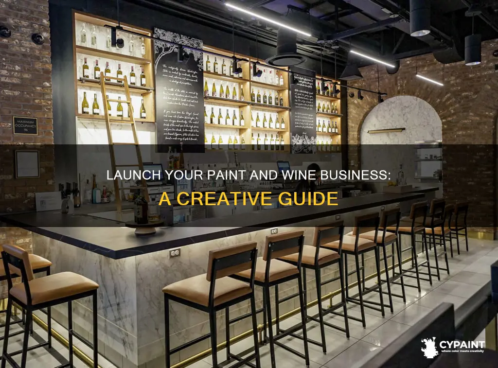 how to start up a paint and wine business