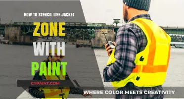 Stencil Life Jacket Zone: Easy Painting Guide for Safety Markings
