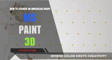 Stickerizing Irregular Shapes in MS Paint 3D: A Guide