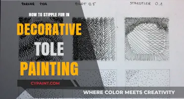 Mastering Fur Stippling Techniques in Decorative Tole Painting