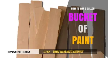 Mastering Paint Mixing: Efficiently Stirring a 5-Gallon Bucket Like a Pro